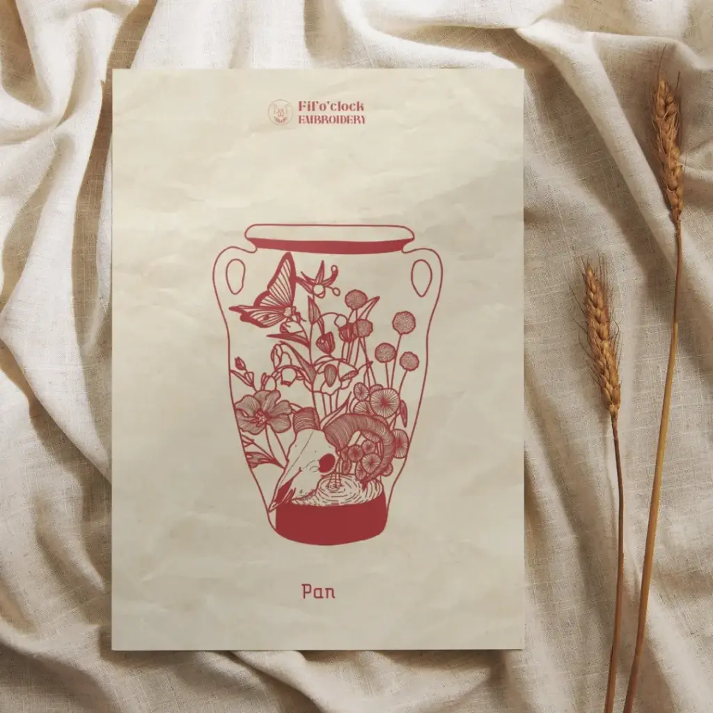 Carte illustrée Pan - Witchy Jars