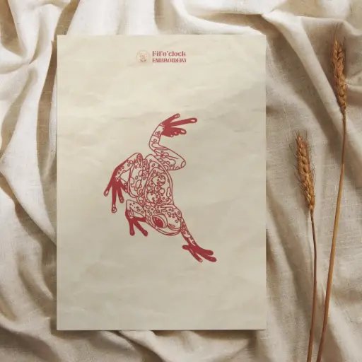 Carte illustrée grenouille 3