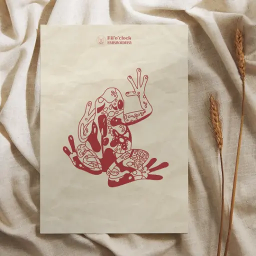 Carte illustrée grenouille 4