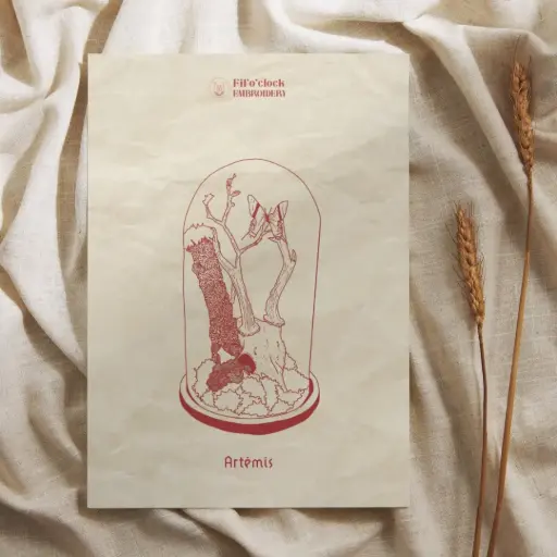 Carte illustrée Artémis - Witchy  Jars