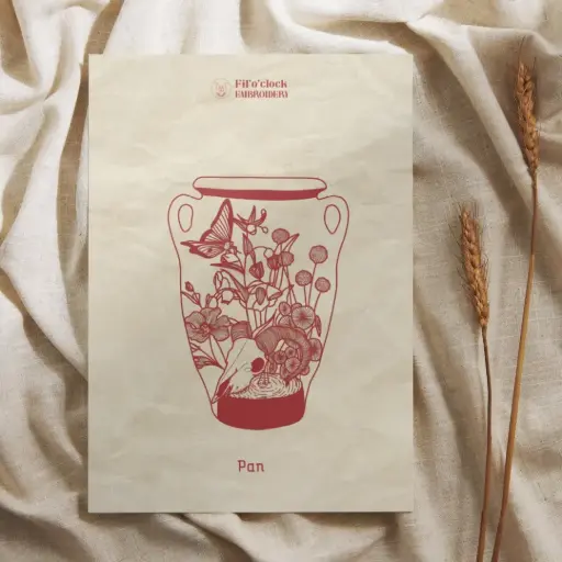 Carte illustrée Pan - Witchy Jars