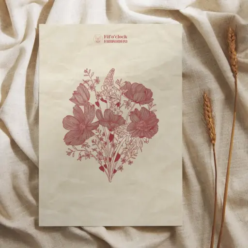 Carte illustrée Bouquet 1 - Bouquets de fleurs