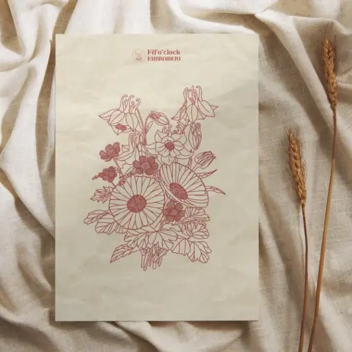 Carte illustrée Bouquet 4 - Bouquet de fleurs